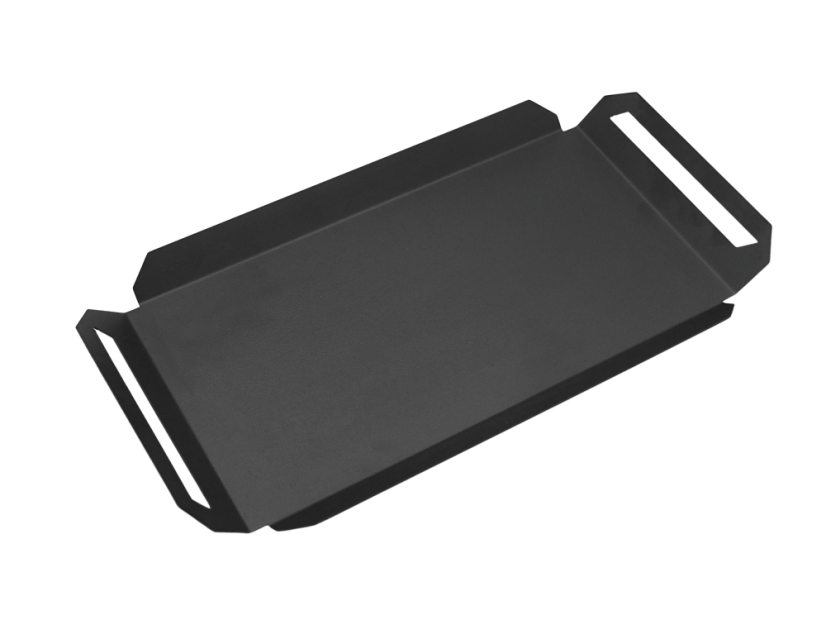 Servírovací hliníkový tácek 150 x 300 mm - Barva: RAL 9005 černá
