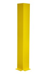 Kovová ochrana rohů a zdí, žlutá, výška 1200 mm