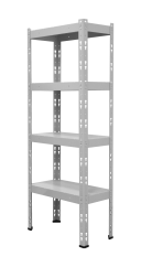 Kovový policový regál 1500 x 750 x 300 mm, nosnost police 335 kg