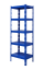 Kovový policový regál 1800 x 750 x 400 mm, nosnosť police 335 kg - Farba: RAL 7035 sivá, Počet polic: 4