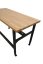 Dielenský stôl 1800 mm x 700 mm - Farba: RAL 7016 antracit, Povrchová úprava dosky: bez úpravy
