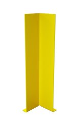 Kovová ochrana rohů a zdí, výška 1200 mm, pruhovaná