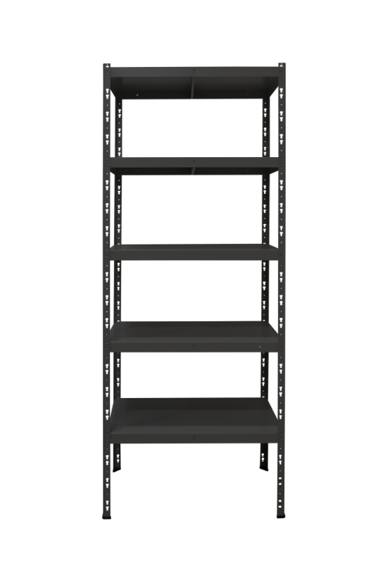 Kovový policový regál 2500 x 750 x 600 mm, nosnost police 335 kg - Barva: RAL 7035 šedá, Počet polic: 4