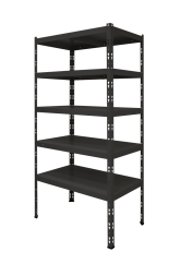 Kovový policový regál 2000 x 1000 x 500 mm, nosnosť police 335 kg