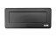 Zásuvkový box s výklopným krytem - 2x 230V zásuvka, USB A, USB C, HDMI, RJ45 - Barva: Černá