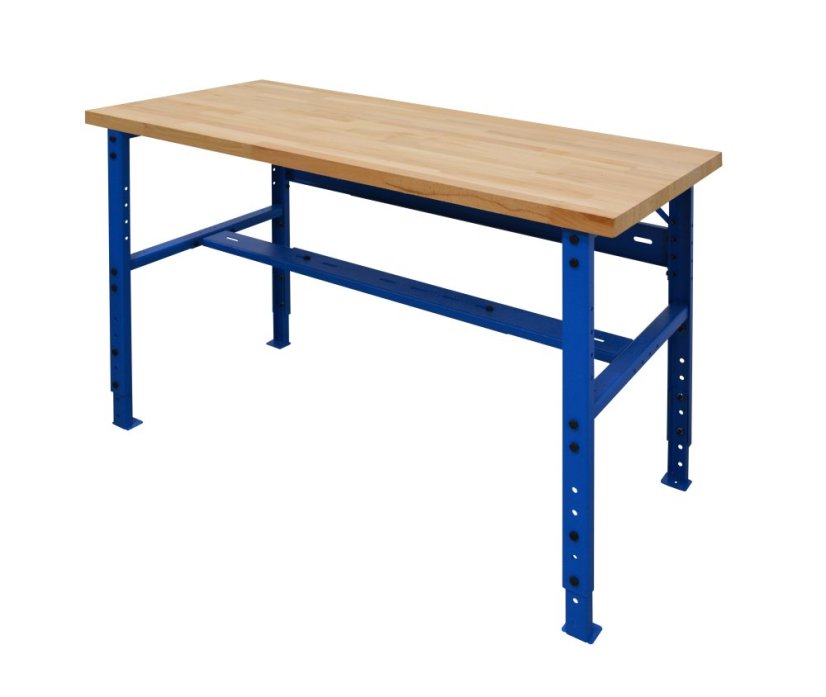 Dielenský stôl 1800 mm x 700 mm - Farba: RAL 7016 antracit, Povrchová úprava dosky: bez úpravy