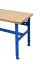 Dielenský stôl 1800 mm x 700 mm - Farba: RAL 7016 antracit, Povrchová úprava dosky: bez úpravy