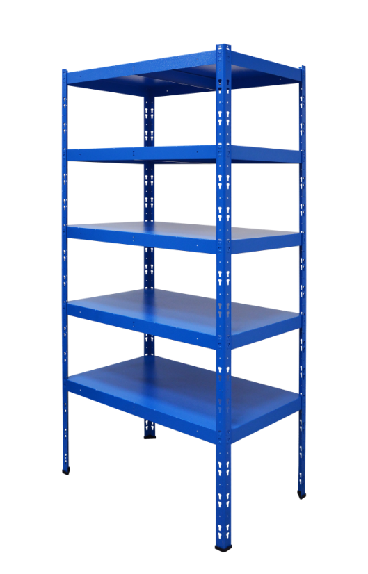 Kovový policový regál 2000 x 750 x 600 mm, nosnost police 335 kg - Barva: RAL 7035 šedá, Počet polic: 5