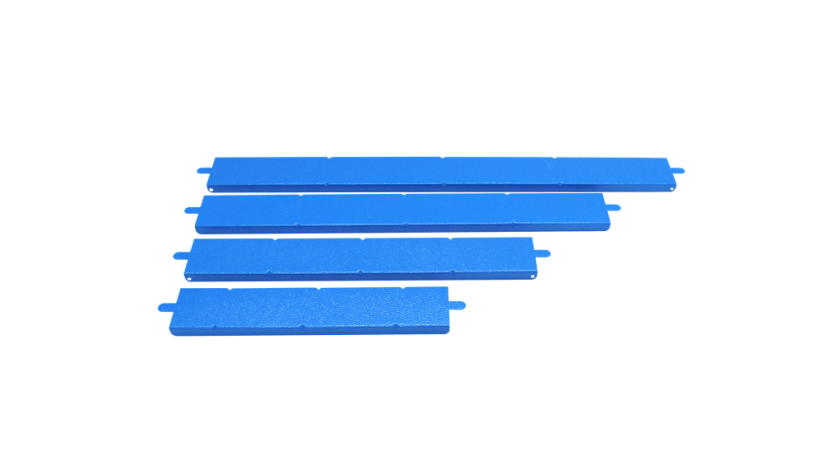 Výztuha police - Barva: RAL 7035 šedá, Délka: 500 mm