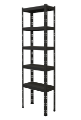 Kovový policový regál 2000 x 750 x 300 mm, nosnost police 335 kg