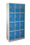 Šatníková skrinka s 12 boxmi 1850 mm x 900 mm x 400 mm - Farba: RAL 7035 sivá