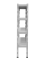 Kovový policový regál 1500 x 1000 x 400 mm, nosnost police 335 kg - Barva: RAL 7016 antracit, Počet polic: 4
