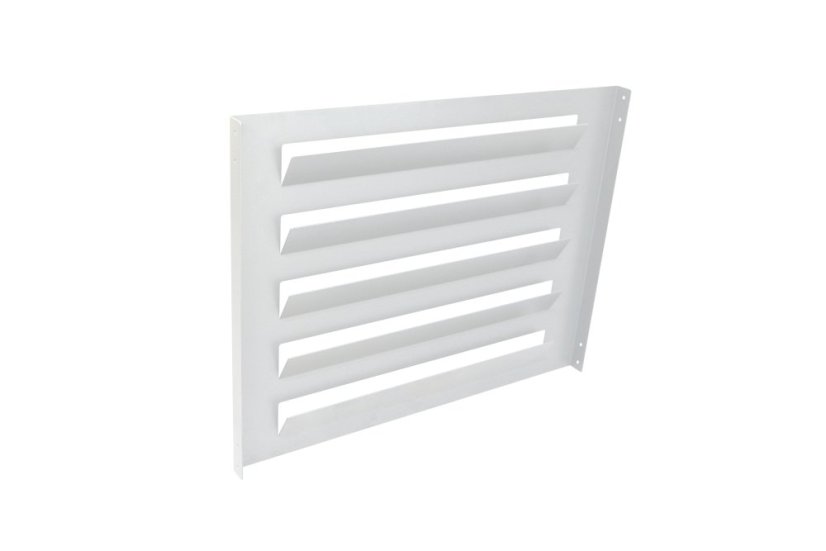 Kryt klimatizace a jednotky tepelného čerpadla přední/zadní - Barva: RAL 9010 bílá, Velikost: M