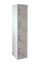 Šatníková skrinka so 4 boxmi 1850 mm x 380 mm x 450 mm - Farba: RAL 7035 sivá