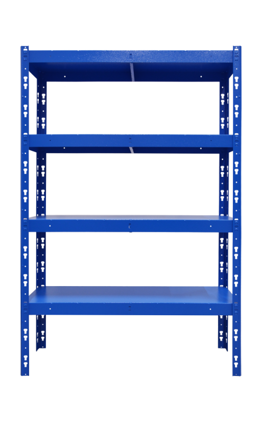 Kovový policový regál 1500 x 1000 x 400 mm, nosnost police 335 kg - Barva: RAL 7016 antracit, Počet polic: 4