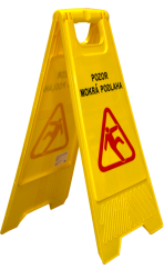 Výstražná cedule - Pozor mokrá podlaha