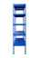 Kovový policový regál 2500 x 750 x 600 mm, nosnost police 335 kg - Barva: RAL 7035 šedá, Počet polic: 6