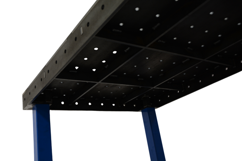 Zvárací stôl profi 2000 x 1000 x 100 mm čiastočne zvarený, 12 mm