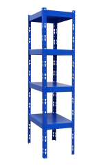 Kovový policový regál 1500 x 750 x 400 mm, nosnost police 335 kg