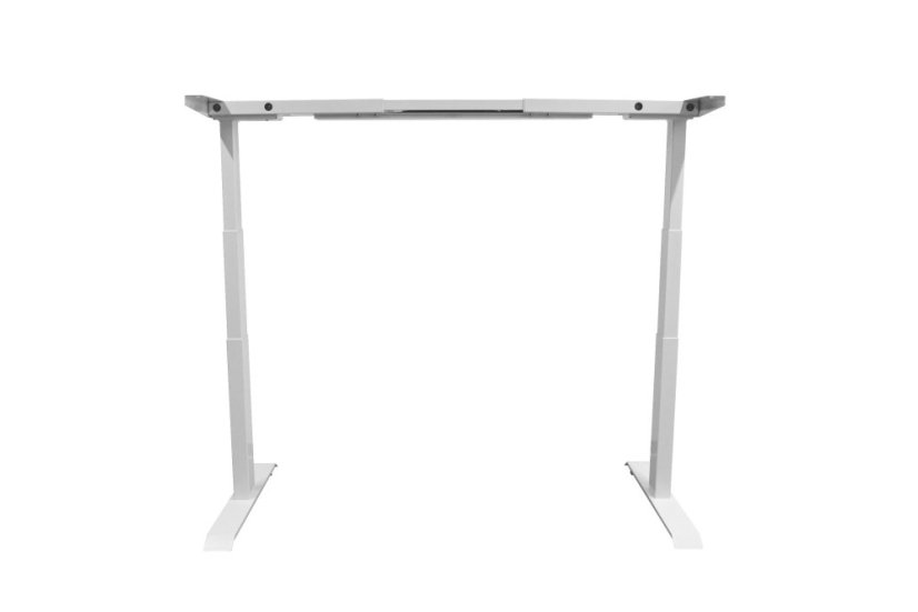 Dvoumotorová nastavitelná stolová podnož - bílá