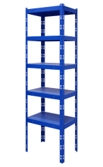 Kovový policový regál 2000 x 750 x 300 mm, nosnosť police 335 kg
