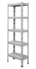 Kovový policový regál 1800 x 750 x 300 mm, nosnost police 335 kg