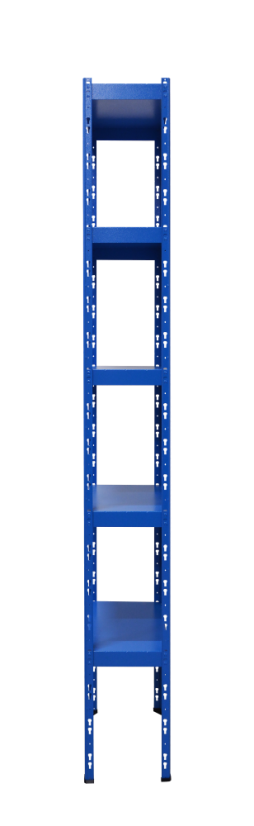 Kovový policový regál 2500 x 750 x 400 mm, nosnost police 335 kg - Barva: RAL 7035 šedá, Počet polic: 5