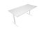 Kancelářský stůl 1400 x 700 mm - Barva desky: bílá, Barva podnože: bílá