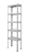 Kovový policový regál 2000 x 600 x 400 mm, nosnost police 335 kg