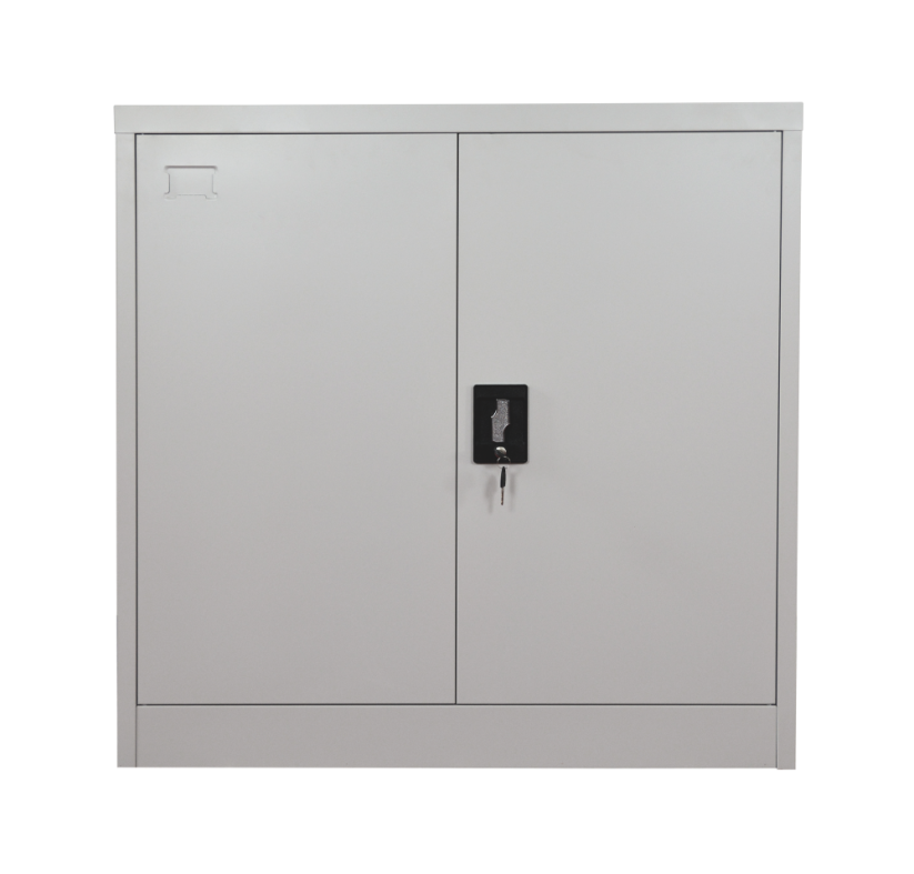 Kancelářská kovová skříň 900 x 900 x 400 mm - Barva: RAL 7035 šedá