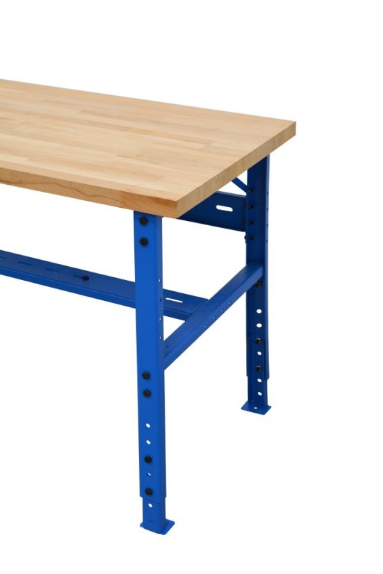 Dielenský stôl 1800 mm x 700 mm - Farba: RAL 7016 antracit, Povrchová úprava dosky: bez úpravy