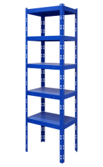 Kovový policový regál 2000 x 750 x 300 mm, nosnost police 335 kg
