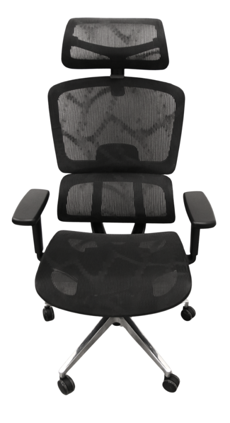 Ergonomická kancelářská židle síťovaná - Barva: černá