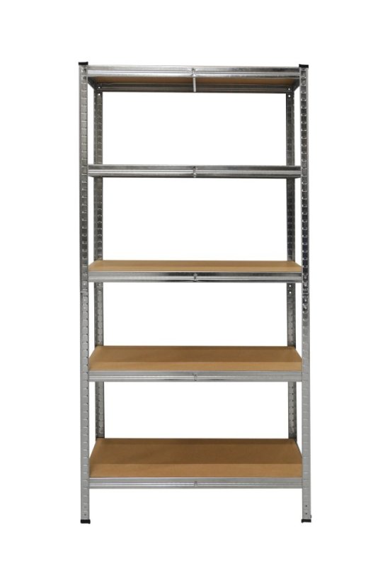 Kovový regál s MDF policemi  1800 x 900 x 400 mm, nosnost police 125 kg