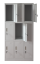 Šatníková skrinka s 9 boxmi 1850 mm x 900 mm x 400 mm - Farba: RAL 7035 sivá